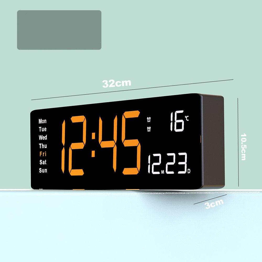 Montre digitale en acrylique colorée – Apportez de la couleur dans votre intérieur