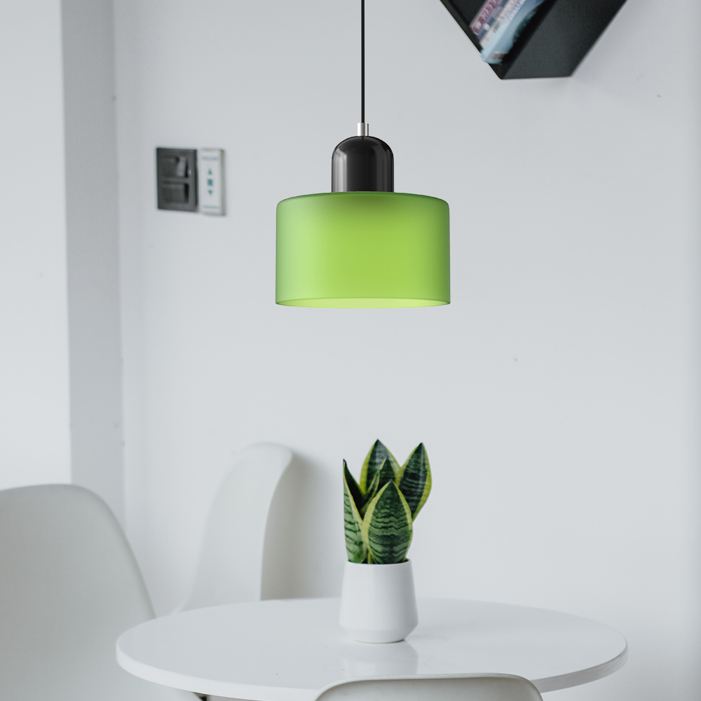 Floroux Glass Suspension | Creative Bauhaus Design | Colorful Accents | Atmospheric Lighting for Dining Room & Living Room