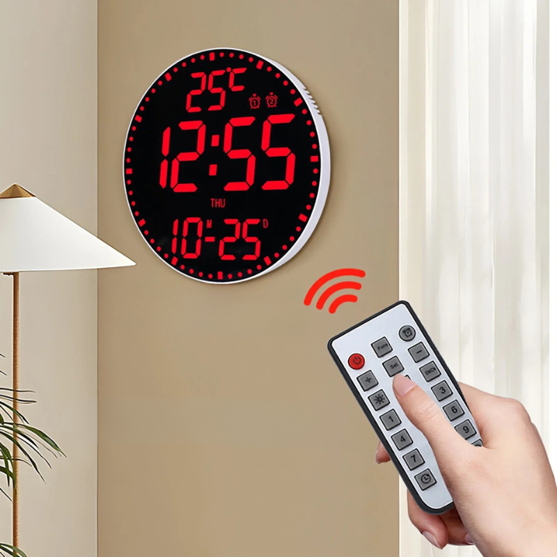 WiFiTime Horloge - Horloge mural LED intelligent avec calendrier