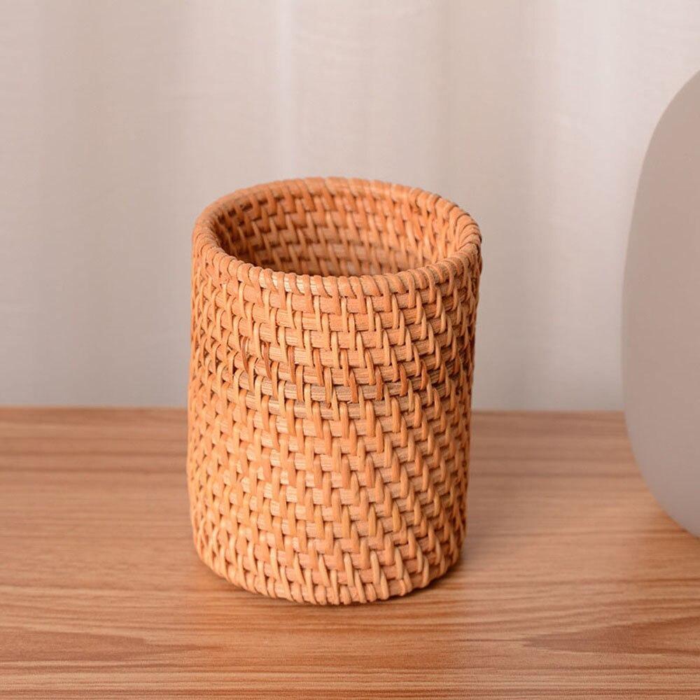 Handwoven storage basket Floroux | Rattan basket for the home | Decorative and functional storage