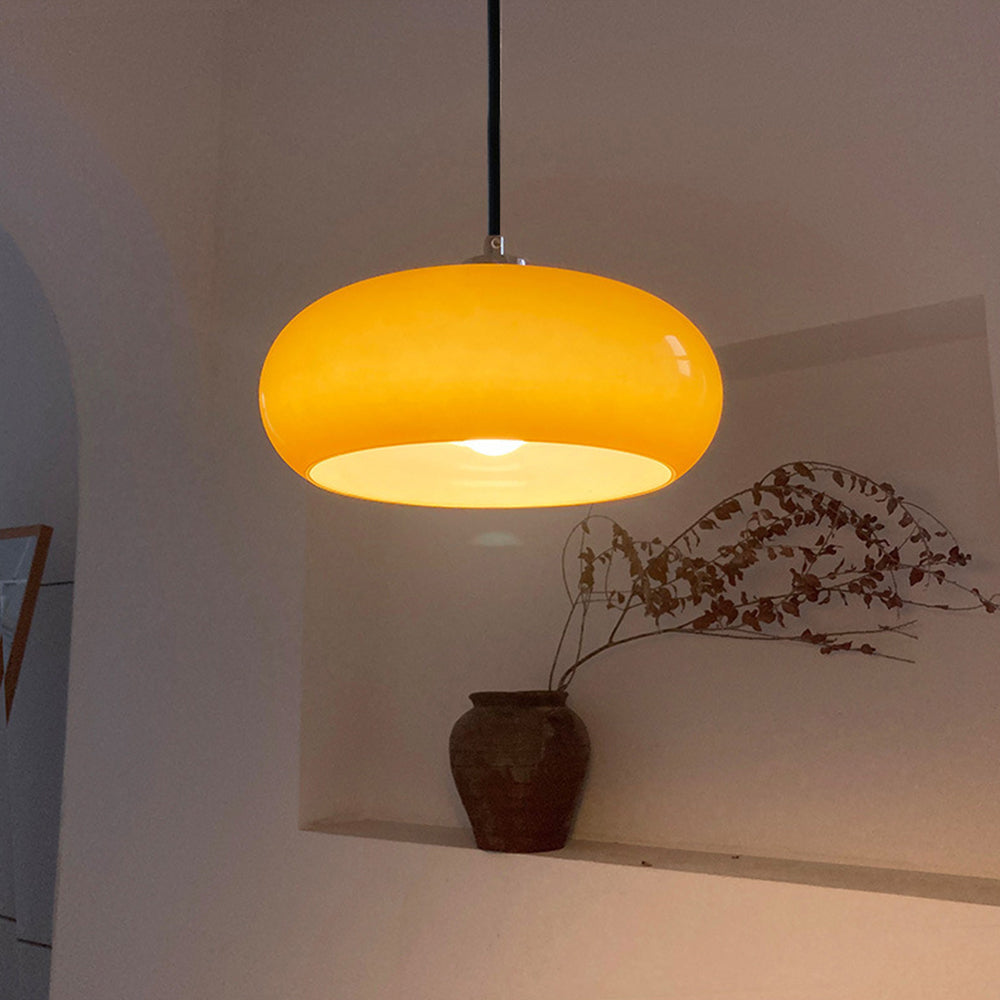 Floroux glass pendant light in loaf shape | Vintage design | Dimmable light | Perfect for kitchen and dining room