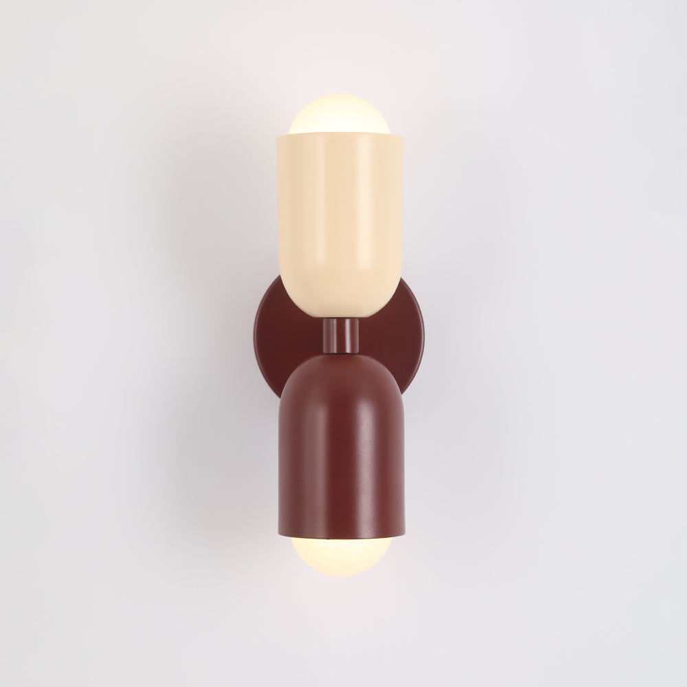Applique Murale LED Morandi Moderne 2-flamme Noire Intérieur/Couloir Métal