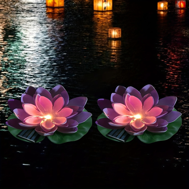 SolarLily – Lanternes solaires LED Lotus élégantes