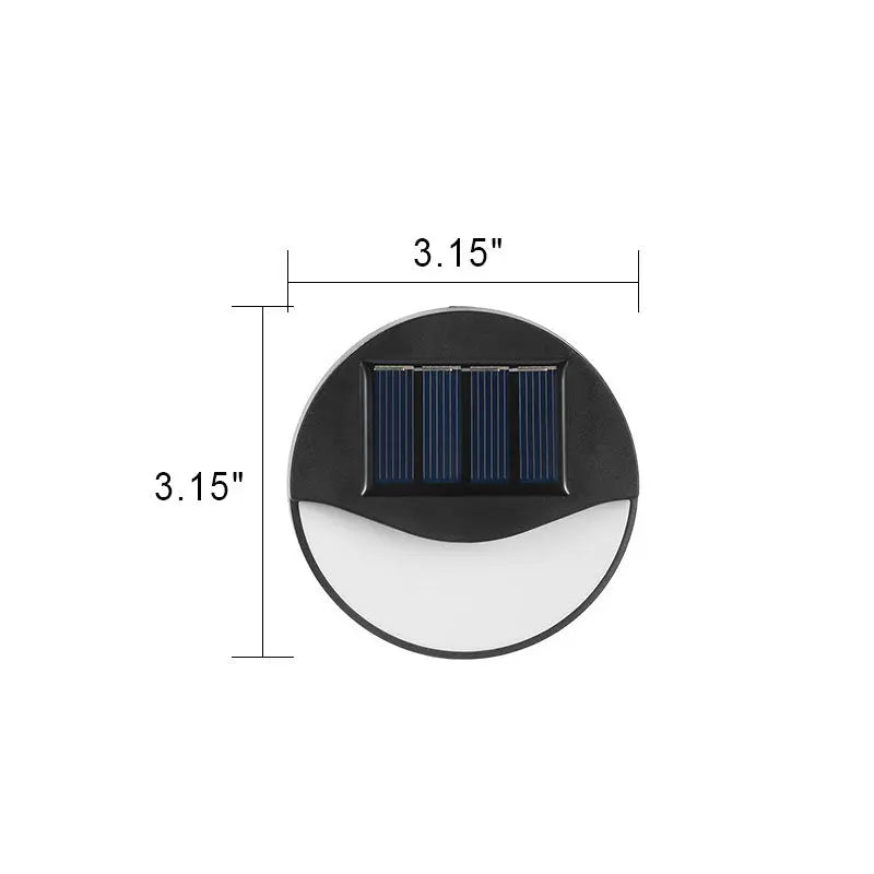 EcoGlow - Lumières de jardin solaires LED étanches, rondes et carrées