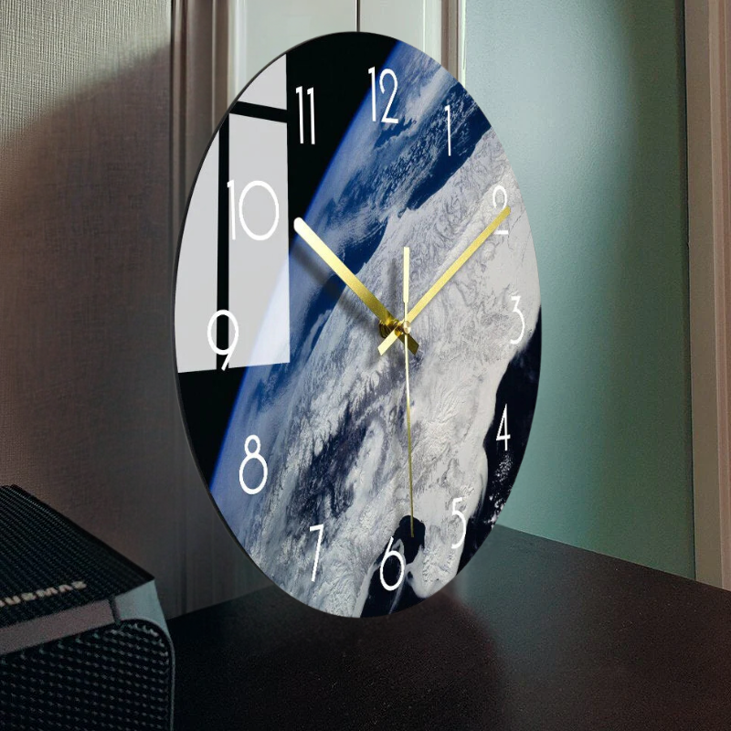 Floroux | Horloge murale stylée pour des espaces de vie créatifs