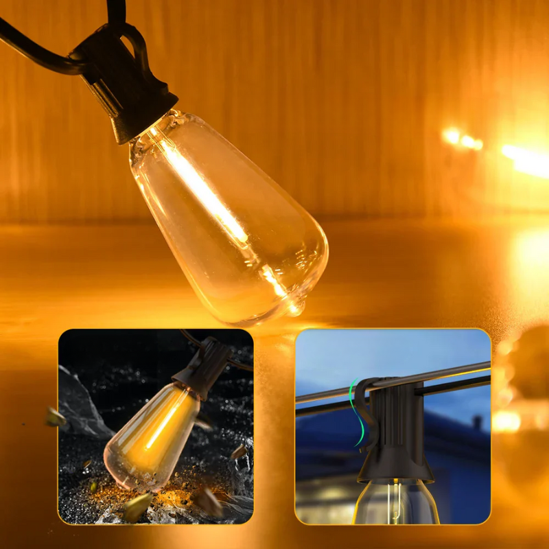 Floroux | Guirlandes lumineuses LED étanches pour intérieur et extérieur