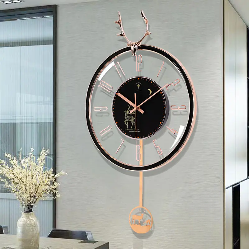 Horloge LuxeNord - Horloge Murale Silencieuse et Élégante