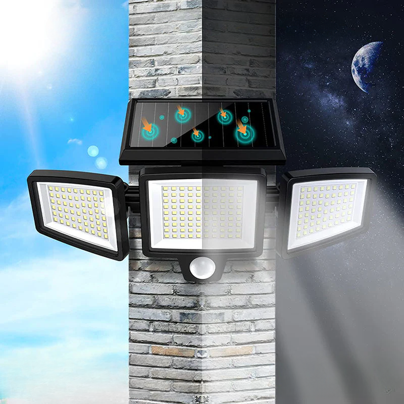 Secureshine Lampe extérieure - Lampe de sécurité solaire à LED intelligente avec capteur