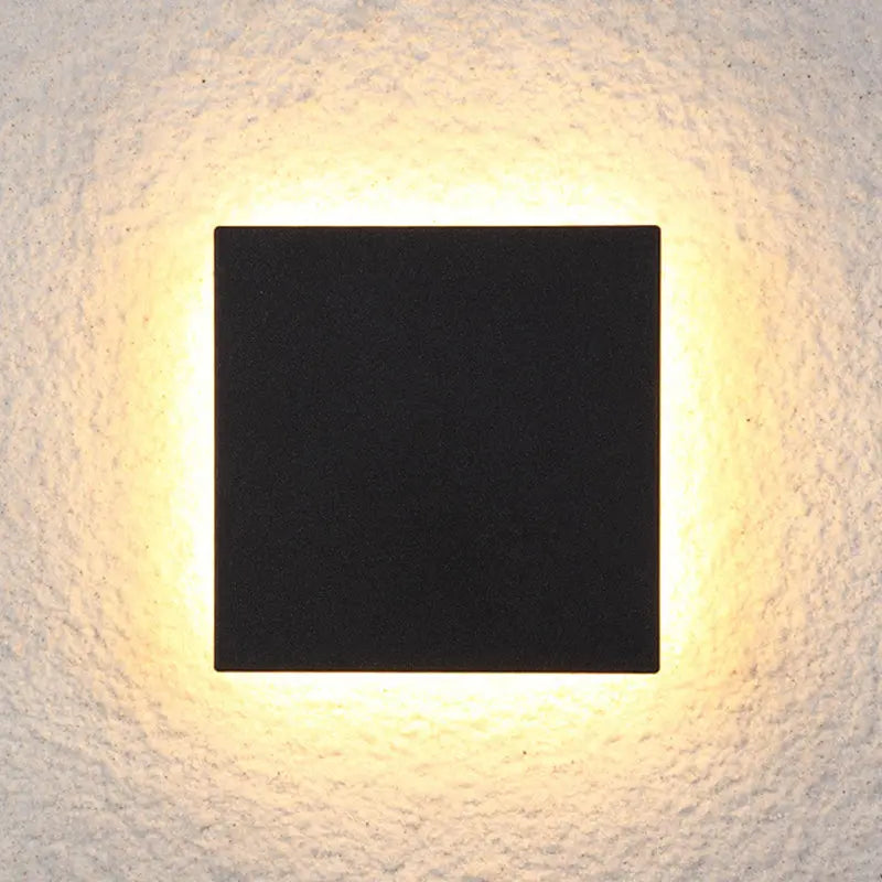 OrrLuxe - Lampe Murale LED Moderne en Métal Noir