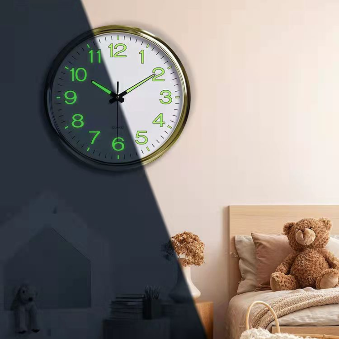 Floroux | Horloge murale LED élégante pour n'importe quelle ambiance