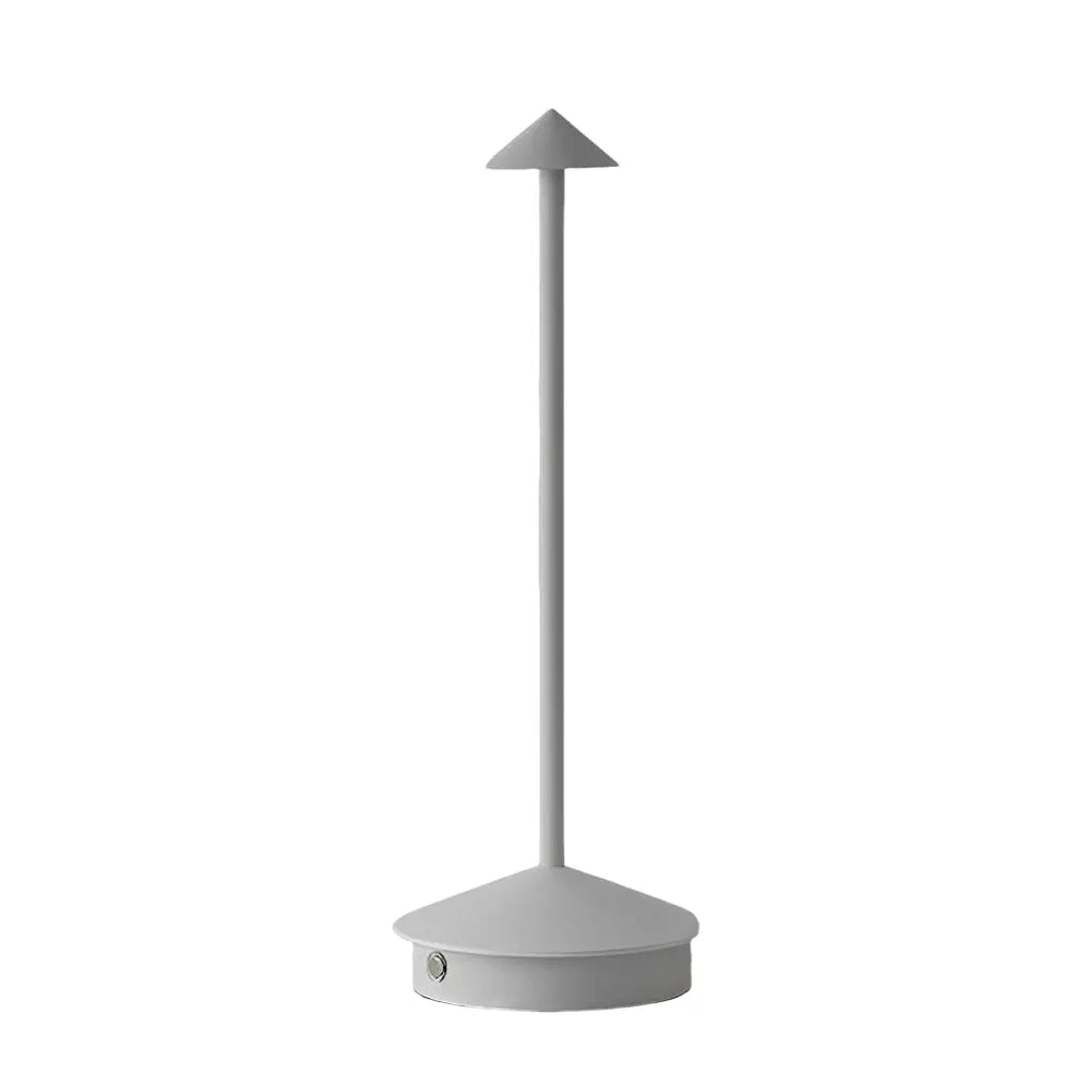 LumiGlow - Lampe de table à toucher USB en forme de champignon triangulaire avec dimmable à 3 niveaux