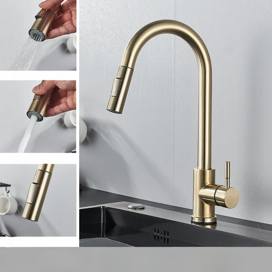 FlexStream Robinet - Robinet de cuisine élégant avec bec flexible