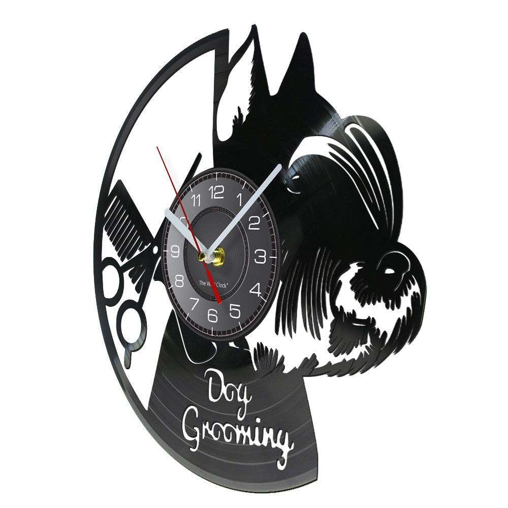Horloge murale en vinyle Floroux Salon
