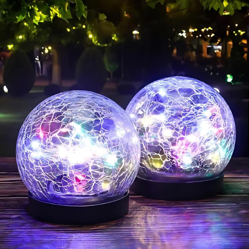 Floroux | Lumière extérieure LED solaire étanche avec des fleurs de pêcher