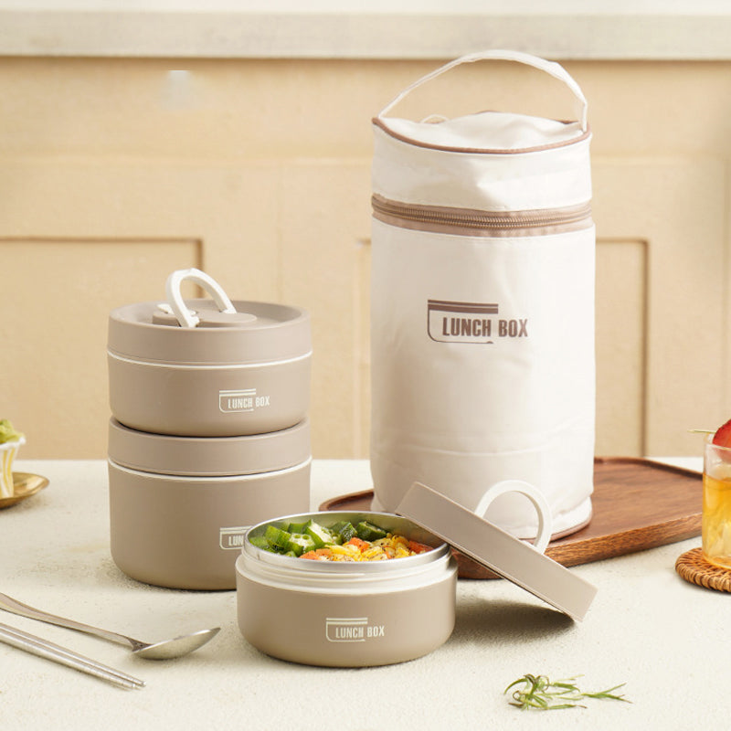 IsoPro™ Boîte à lunch isolée multicouche | Thermobox pour plats chauds et froids | Sac de transport GRATUIT