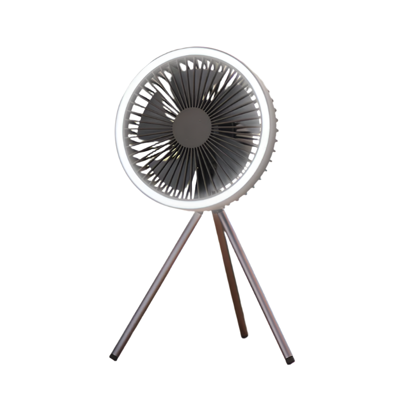 Ventilateur de camping portable avec lanterne LED