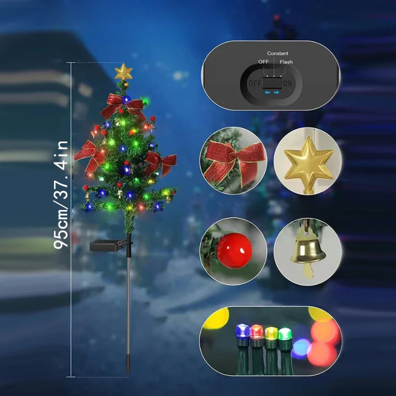 Lumos Festive Glow - Éclairage de jardin solaire LED étanche