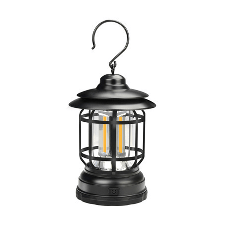 ÉclaireurVintage Lampe de jardin - Lampe portable rétro pour aventures en plein air