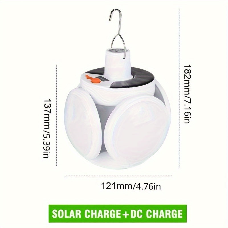 SolarFold Lampe - Lampe de camping LED rechargeable portable