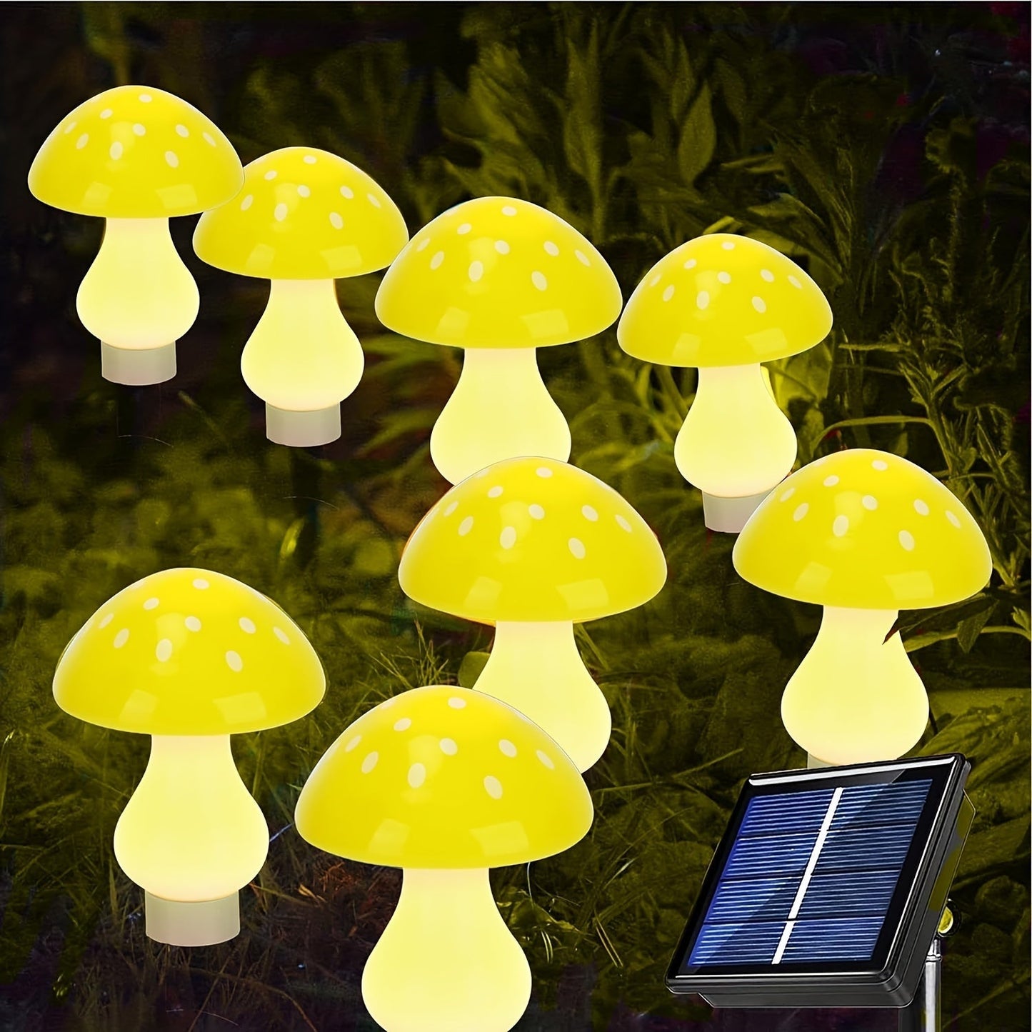 SolarGlow Lampe - Éclairage de jardin économique avec 8 modes