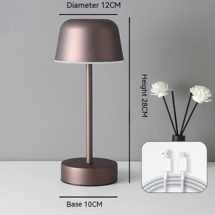 Floroux - Lampe de table sans fil rechargeable nordique