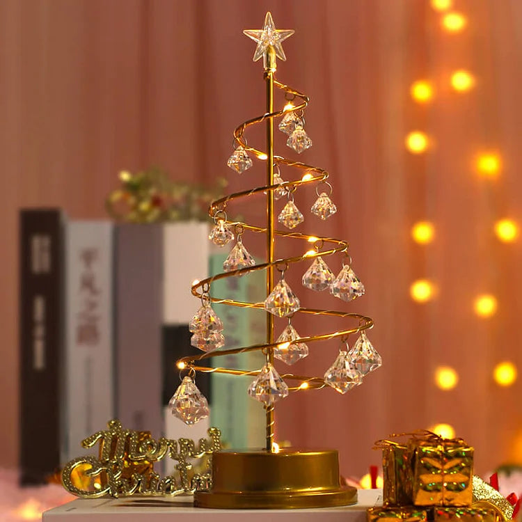 Floroux - Lampe de sapin de Noël LED festive pour une ambiance de vacances chaleureuse