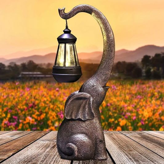 MagicElephant - Éclairage Solaire Enchanteur pour Jardin et Maison