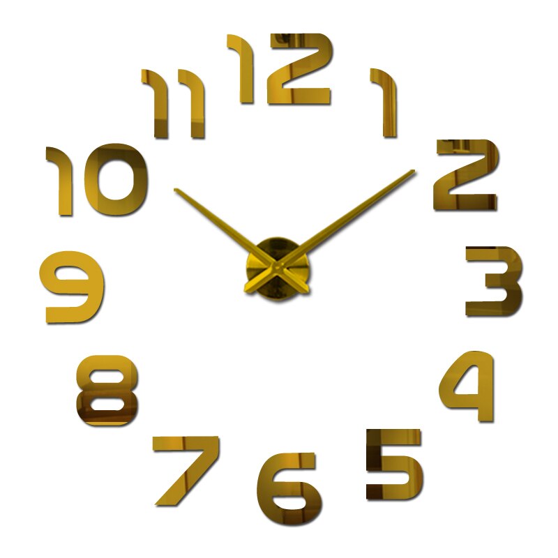 Horloge murale 3D en acrylique Floroux