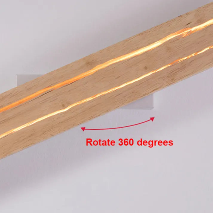 Floroux Modern Wooden Wall Sconce | LED Wall Lamp | Elegant Living Room Lighting | Decorative Lighting