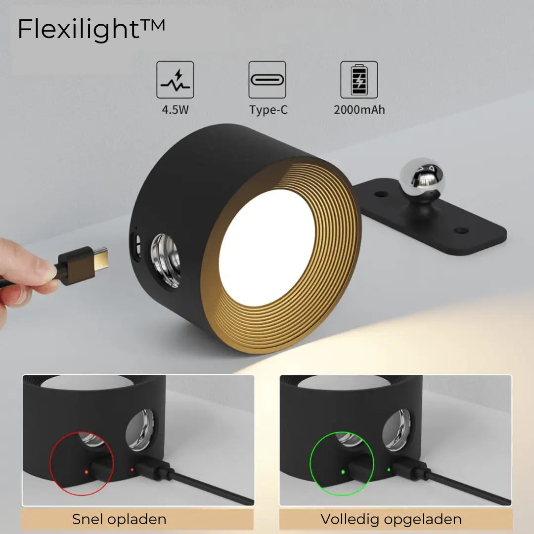 LumiFree - Lampe Murale Rechargeable sans Fil à 360°