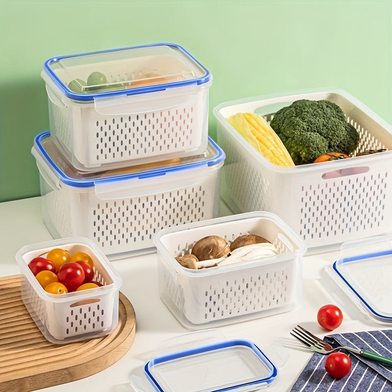 EcoSafe - Boîtes de stockage alimentaire réutilisables Set de 4