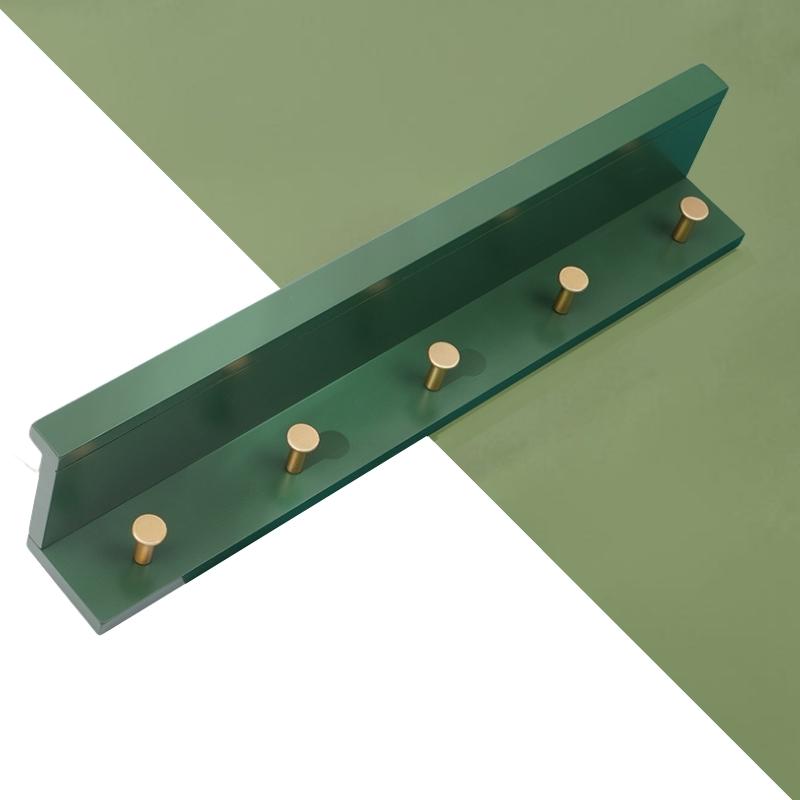 Étagère murale Huxley avec crochets dorés