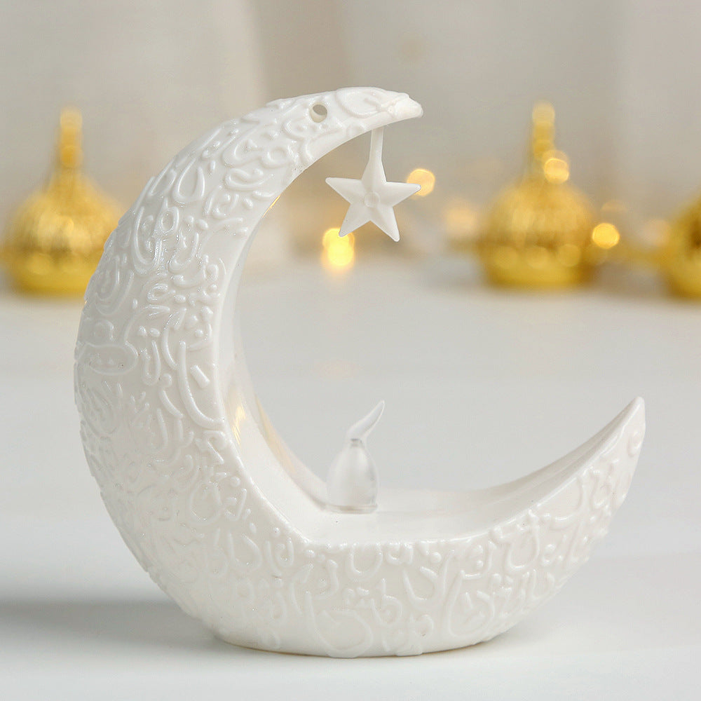 Floroux - Charmante bougie arabe lampe lune