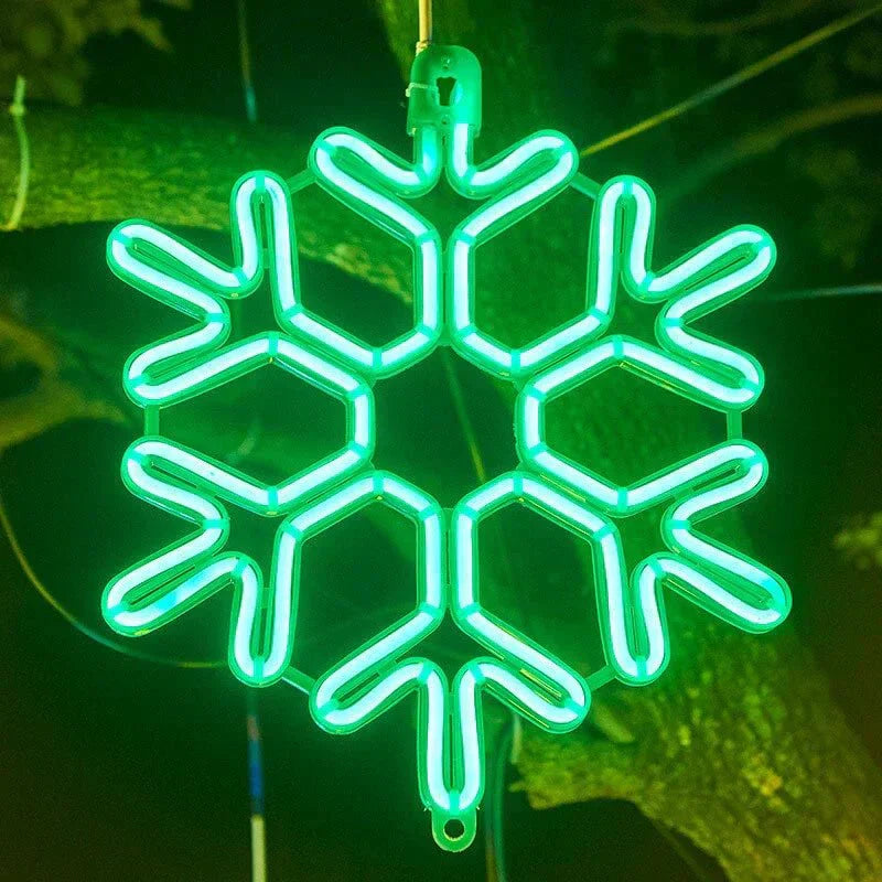 SterrenLicht - Éclairage magique à LED flocons de neige pour fêtes