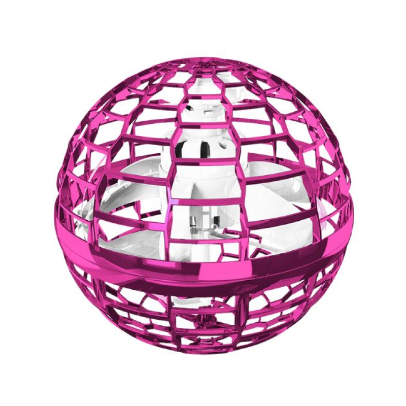 Drone magique volant LED - Balle UFO rotative à 360° pour enfants, amusante et rechargeable en toute sécurité