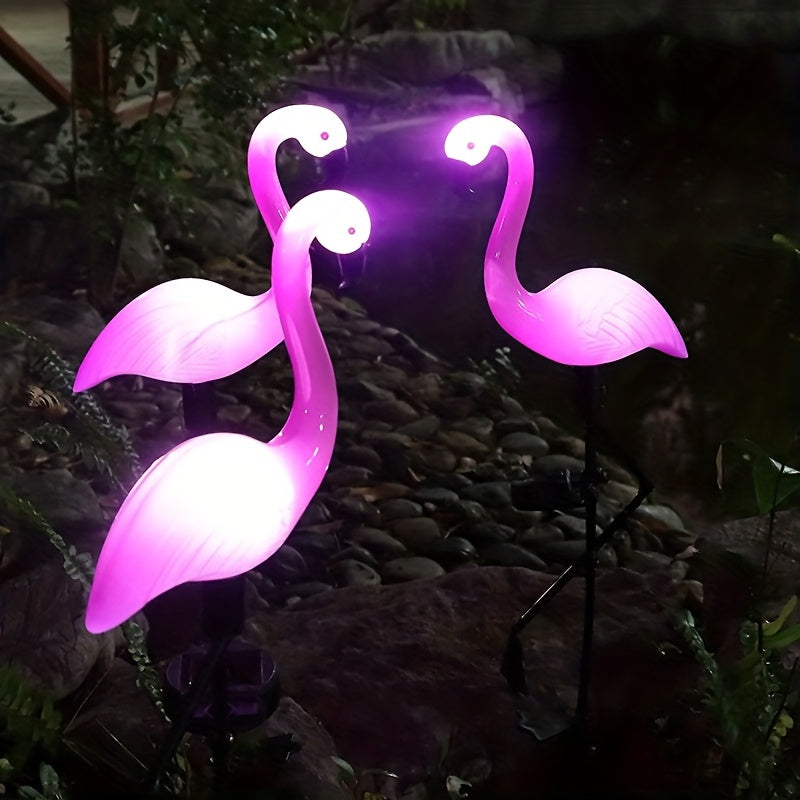 SolarFlamingo Light - Élégante lampe de jardin flamant rose à énergie solaire