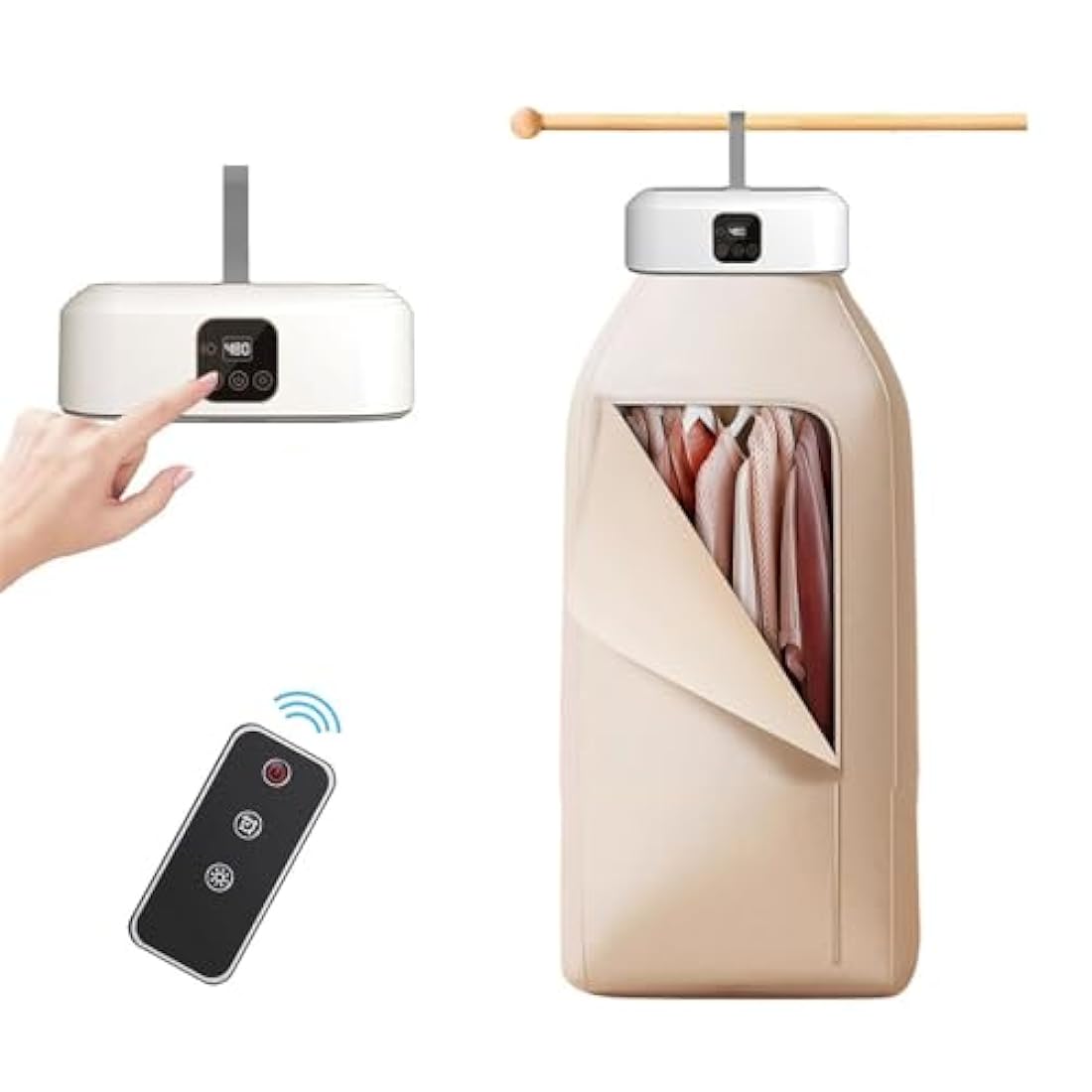 AnywhereDryer - Adaptateur de vêtements compact et portable