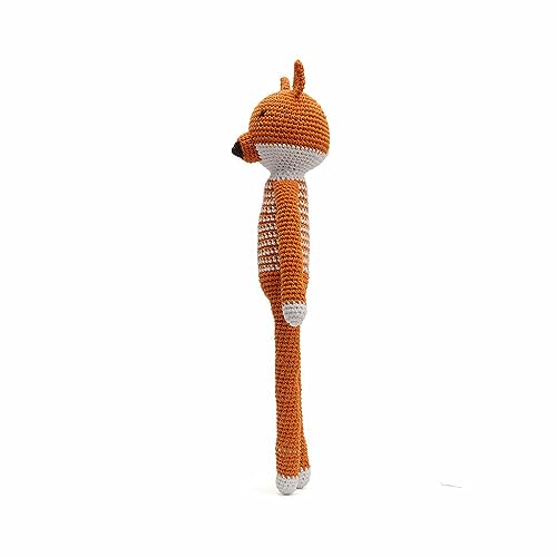 Floroux - Jouet câlin en crochet à la main en forme de renard pour enfants