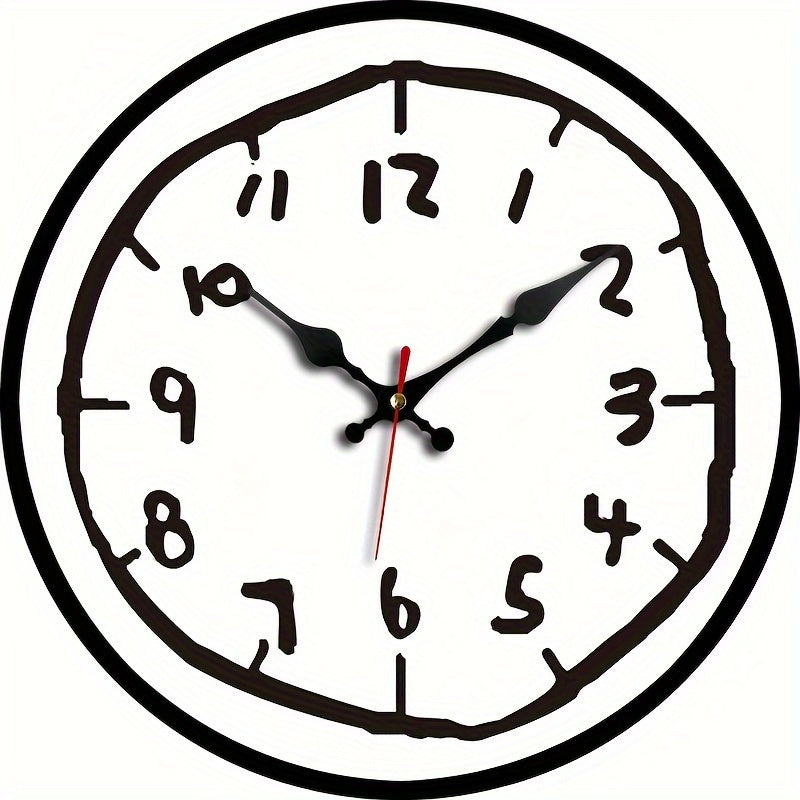 Horloge murale en bois Floroux – Style, silencieuse, parfaite pour la décoration d'intérieur