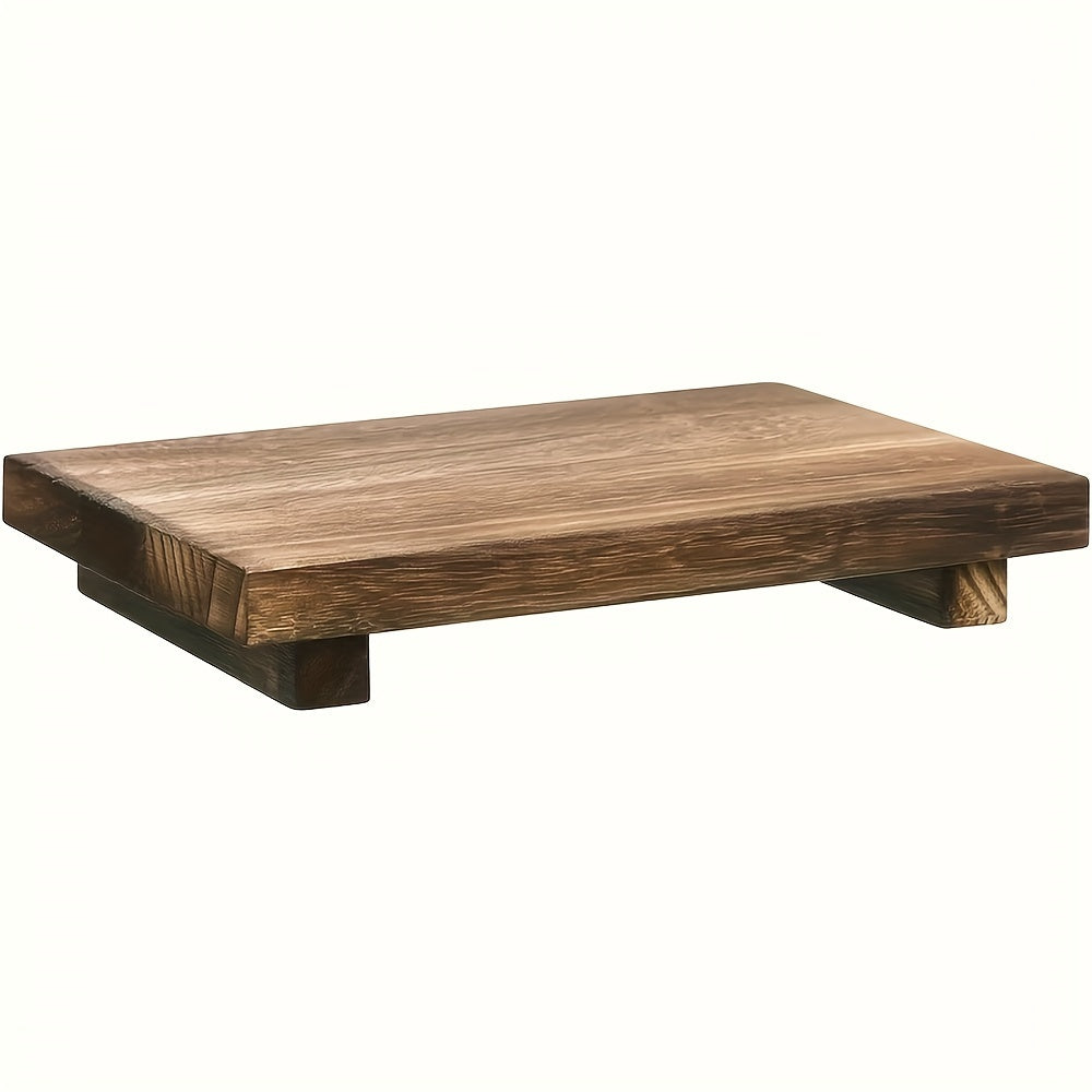 Élégance rustique - Plateau de lavabo en bois fait à la main