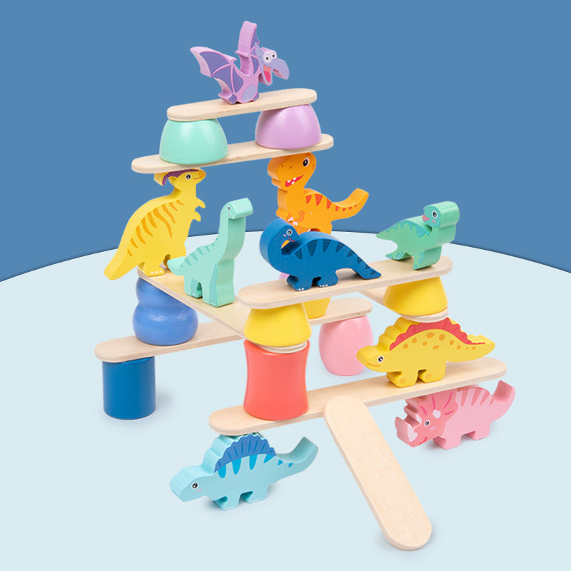 DinoStack Jeu – Jeu de Pile créatif pour Enfants