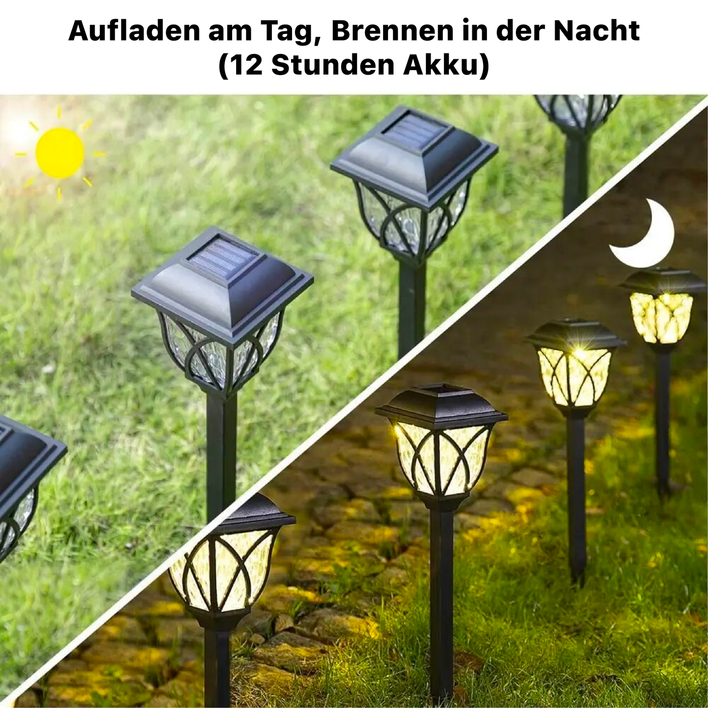 Floroux Gratuit | Lampe de jardin solaire