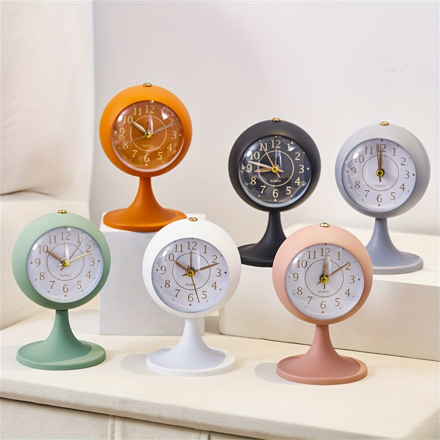 CartoonGlow Horloge - Luxe Réveil LED avec Accents Dorés