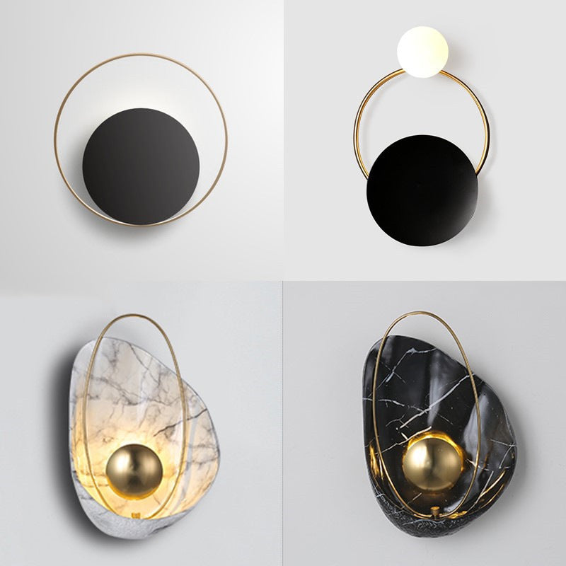 Lampe murale Shell créative