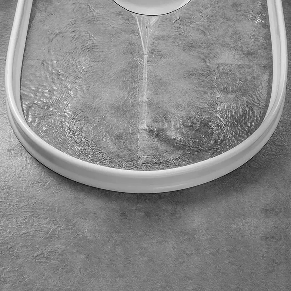 Barrière/stoppeur d'eau en silicone pour salle de bain