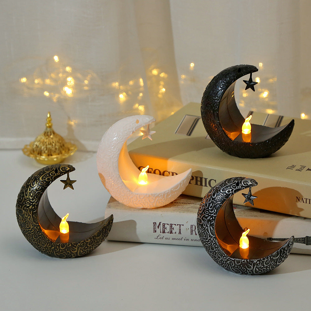 Floroux - Charmante bougie arabe lampe lune