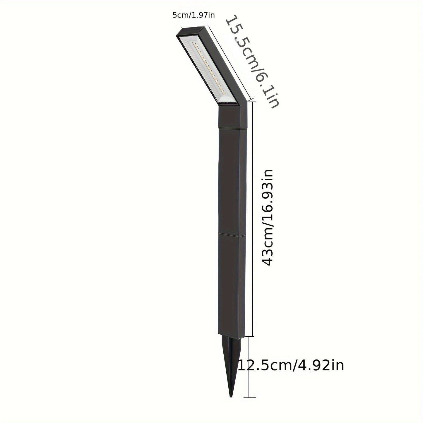 SolarPath Light - Lampe Solaire Étanche Réglable