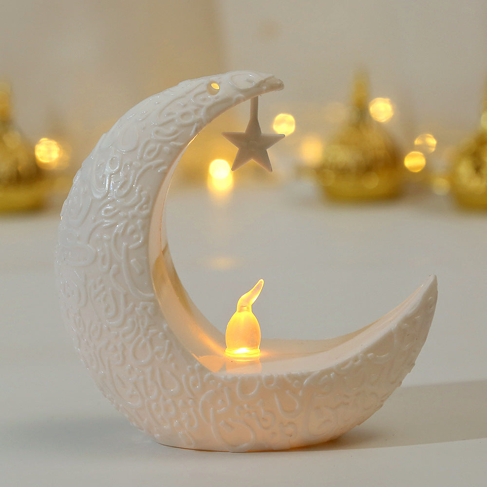 Floroux - Charmante bougie arabe lampe lune