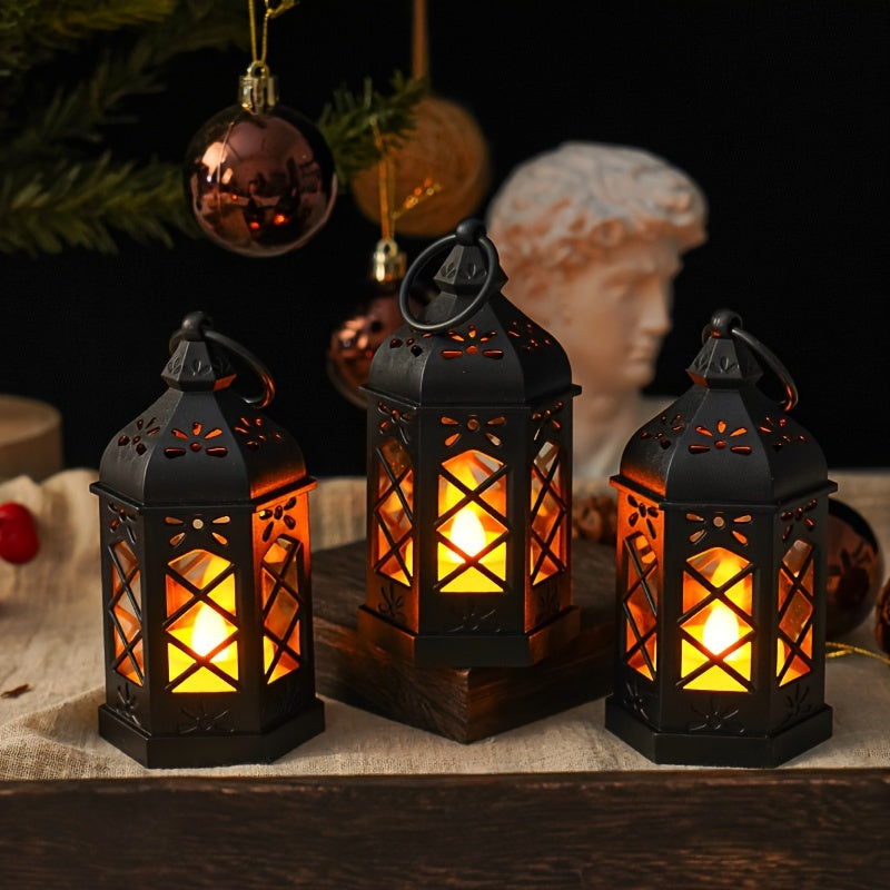LuxeGlow Lanternes – Ensemble LED Rustique pour Éclairage de Fête
