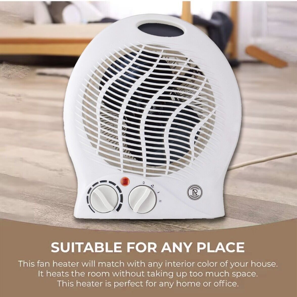Floroux - Chauffage portable pratique pour des soirées d'hiver confortables